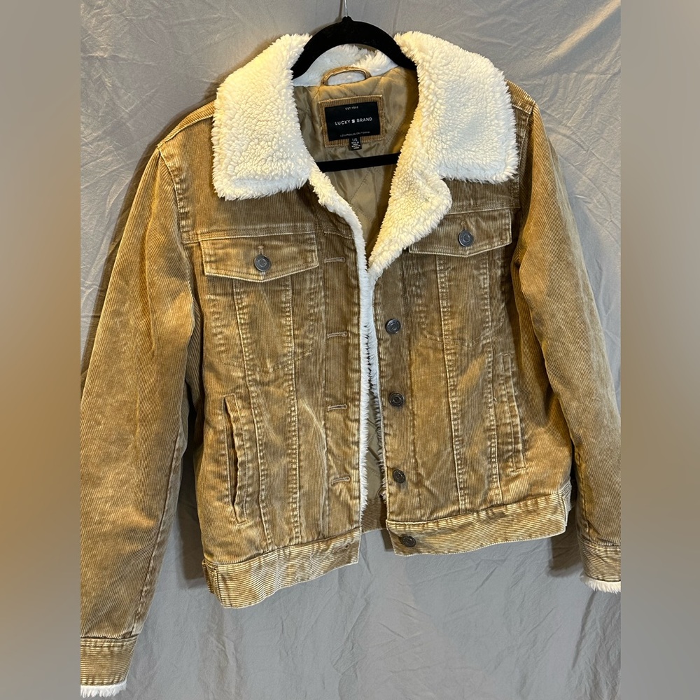 Lucky Brand - Corduroy Jacket (Camel/Tan) - Sz L